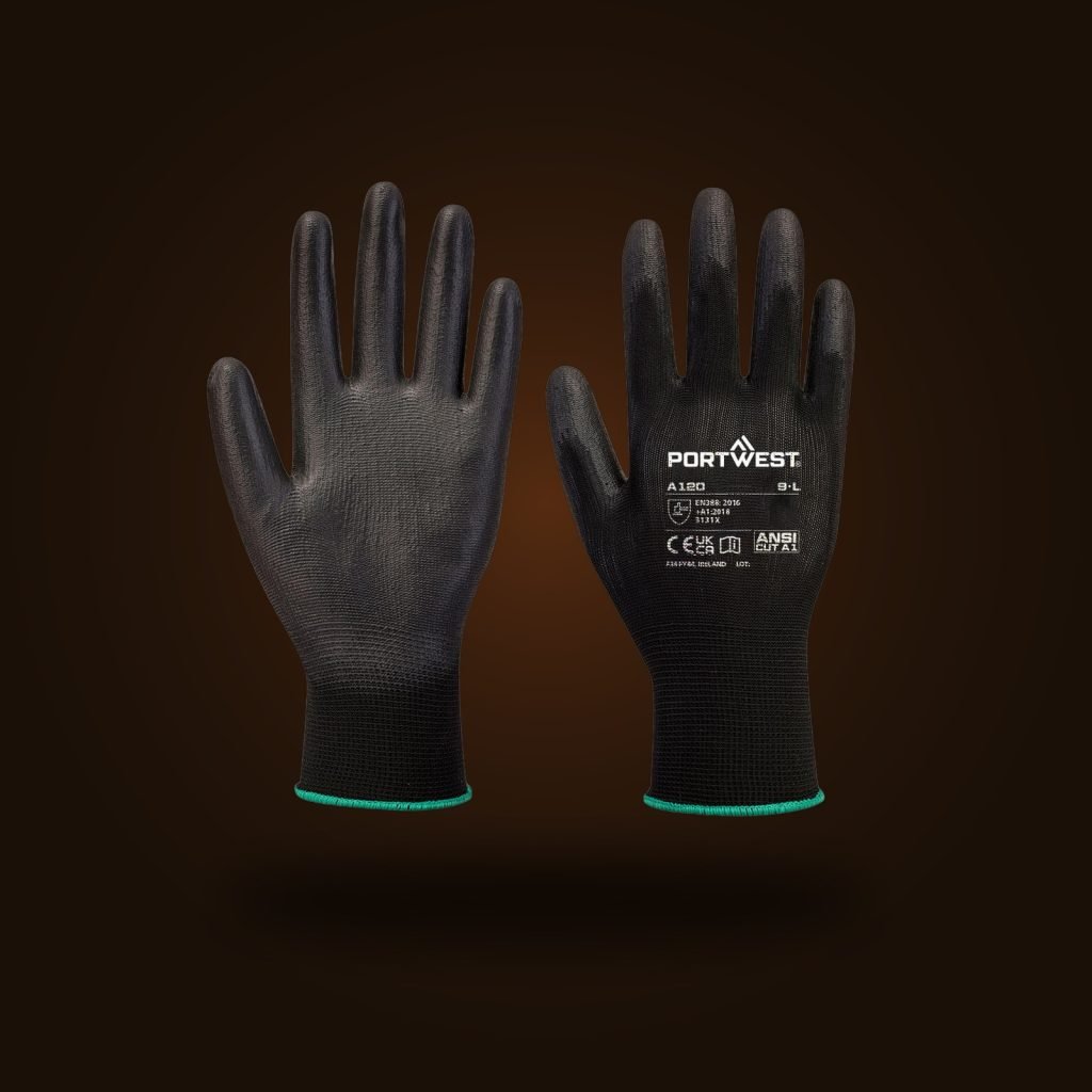 A120 PU Palm Work Gloves